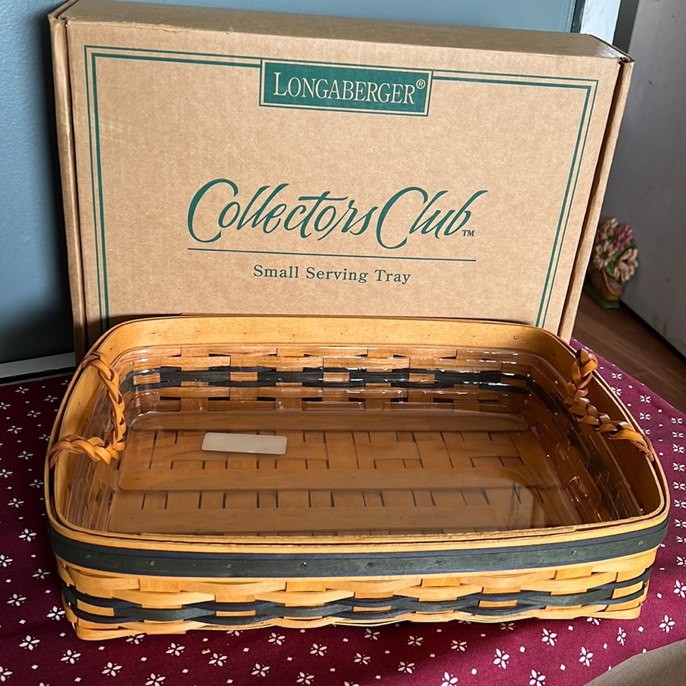 NIB Longaberger CC Small Serving Tray
